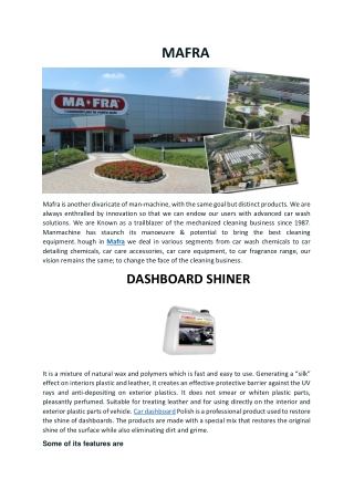 dashboard cleaner