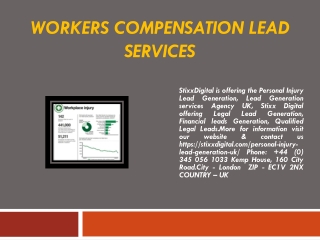 Workers Compensation Lead Services