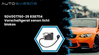 BMW 63128387114 Vorschaltgerat xenon licht blokas