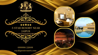 5 Star Resort Near Jaipur