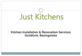 Kitchen Installation & Renovation Services Guildford, Basingstoke