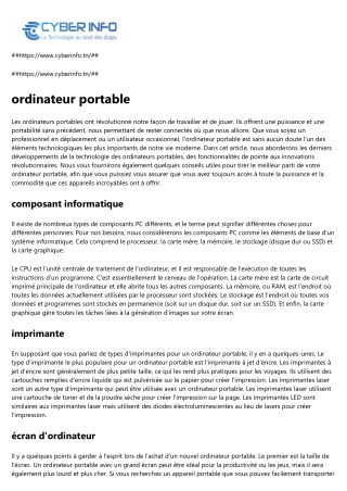 vente pc tunisie