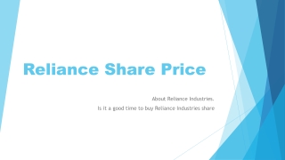 Reliance Share Price | motilal oswal