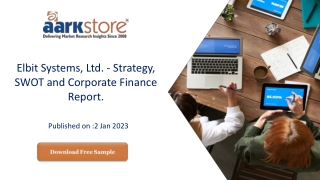 elbit systems ltd strategy swot and corporate finance report