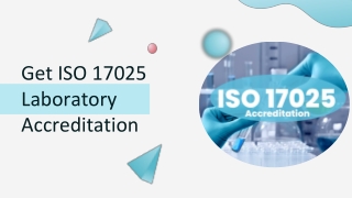 Get ISO 17025 Laboratory Accreditation