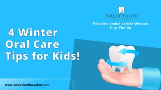 4 Winter Oral Care Tips for Kids!