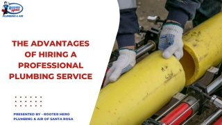 The Advantages of Hiring a Professional Plumbing Service