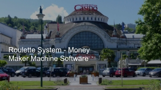 Roulette System - Money Maker Machine Software 1