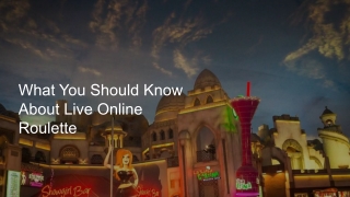 What You Should Know About Live Online Roulette 10