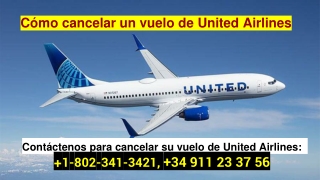 Cómo cancelar un vuelo de United Airlines