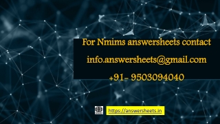 Nmims March April May 2023 Certificate Program Assignments