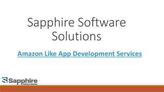 Amazon Like App Development Services