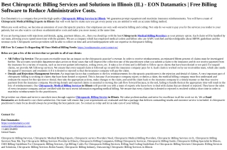 Chiropractic Billing Services in Illinois