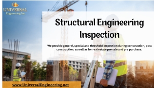 Structural Engineering Inspection