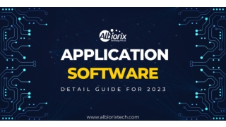 What is Application Software?