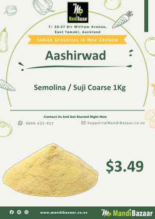 Semolina - Suji Coarse 1Kg