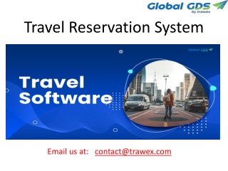 Travel Reservation System