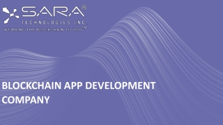 Blockchain App Development Company