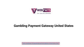Gambling Payment Gateway United States
