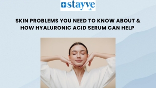 Handle All Skin Problems With Hyaluronic Booster