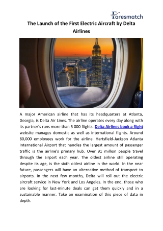 Delta Airlines Book a Flight-FaresMatch