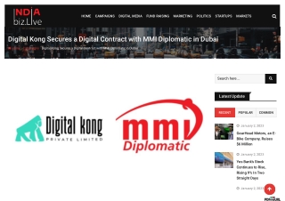 Digital Kong secures a digital contract with MMI Diplomatic in Dubai 