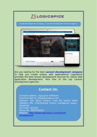 Laravel Development Company | Laravel Development Services Agency