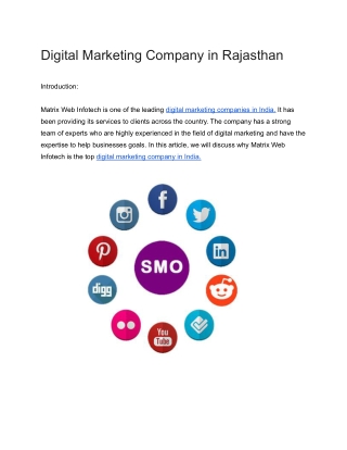 Digital Marketing Company