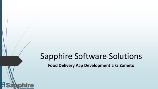 Food Delivery App Development Like Zometo