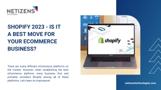 Why Can Shopify Be Termed As Best E-commerce Platform In 2023?