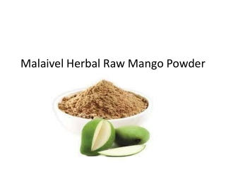 Raw Mango Powder