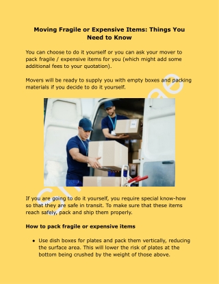 Moving Fragile or Expensive Items_ Things You Need to Know
