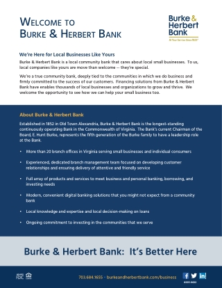 BHB-Small Biz-Banking and Financing