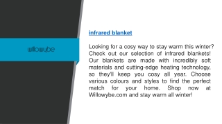 Infrared Blanket  Willowybe.com