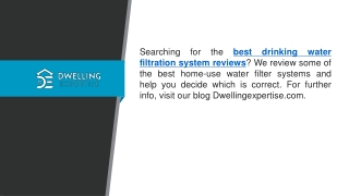 Best Drinking Water Filtration System Reviews  Dwellingexpertise.com