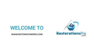 Water Damage Restoration