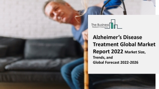 Alzheimer’s Disease Treatment Global Market Report 2023