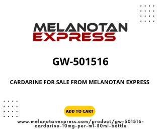 Cardarine for Sale from Melanotan Express - GW-501516