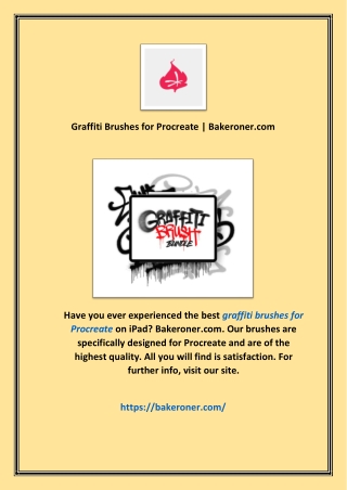Graffiti Brushes for Procreate | Bakeroner.com