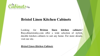 Bristol Linen Kitchen Cabinets  Buycabinetstoday.com