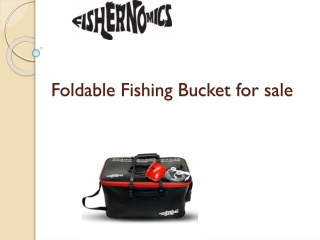 Foldable Fishing Bucket for sale