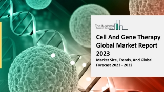 Cell And Gene Therapy Market Report 2032 | Size, Overview, Outlook And Analysis