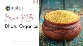 Brown Millet