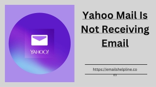 Yahoo Mail Is Not Receiving Email