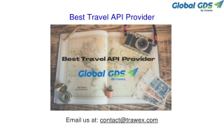 Best Travel API Provider