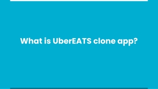 What is UberEATS clone app_