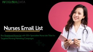 Buy Nurses Contact Lists from InfoGlobalData with 100% Guaranteed Privacy Compli
