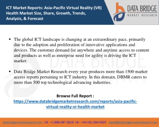 Asia-Pacific Virtual Reality (VR) Health Market  report