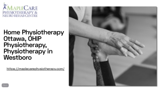 Physiotherapy Ottawa Downtown, Westboro, Nepean, Wellington - physiotherapists