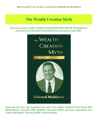 BEST [epub]$$ The Wealth Creation Myth [EBOOK EPUB KIDLE]